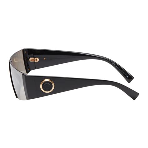 Versace Medusa Ares Visor Sunglasses In Gb1/6g Blk 